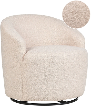 Picture of Fotel obrotowy DAVIK Boucle Beowy