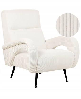 Picture of Fotel sztruksowy kremowy SVALOV