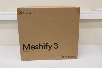 Picture of Fractal Design SALE OUT. Meshify 3 Ambience Pro RGB White TG | Meshify 3 | Ambience Pro RGB White TG Clear Tint | ATX | DAMAGED PACKAGING | Power supply included No