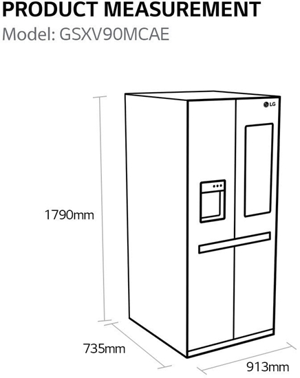 Picture of Fridge LG GSXV90MCAE