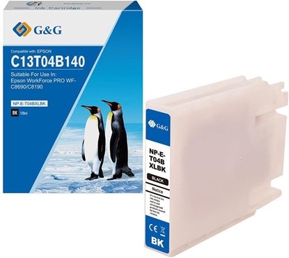 Attēls no G&G kompatybilny ink / tusz z C13T04B140, NP-E-T04BXLBK-A, black, 5800s