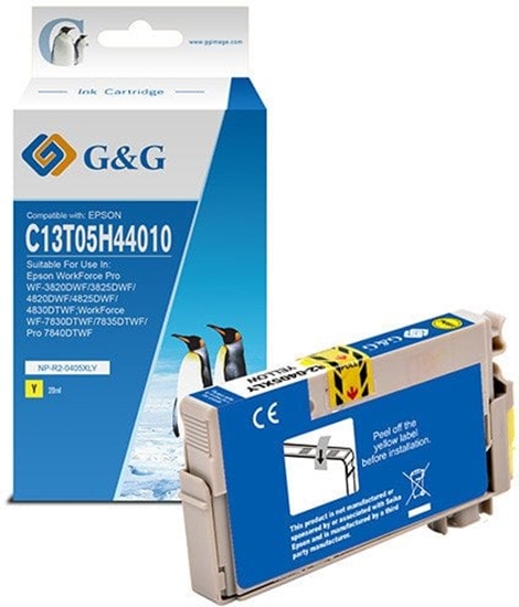 Picture of G&G kompatybilny ink / tusz z C13T05H44010, NP-R2-0405XLY, yellow