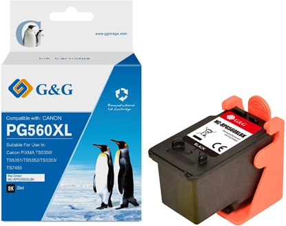 Attēls no G&G kompatybilny ink / tusz z PG-560XL, NC-RPG560XLBK, black, 400s