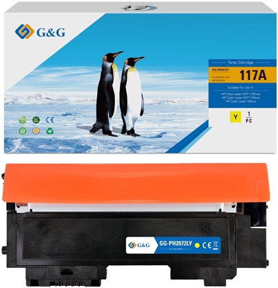 Attēls no G&G kompatybilny toner z HP W2072A, NT-PH2072Y, HP 117A, yellow, 700s