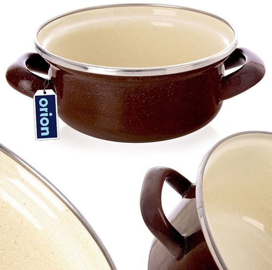 Picture of Garnek emaliowany BROWN 14 cm, 600 ml