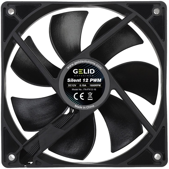Picture of Gelid 120mm Silent 12 PWM Black (FN-PX12-16)