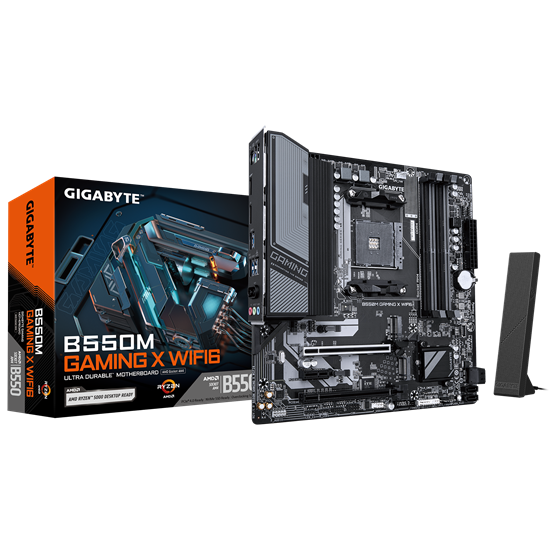 Picture of GIGABYTE B550M GAMING X WIFI6 AM4 MB