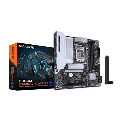 Изображение Gigabyte B860M Gaming X WIFI6E Motherboard mATX / LGA1851 / Intel B860 / 4x DDR5 / 2.5 GbE / Wi-Fi 6E