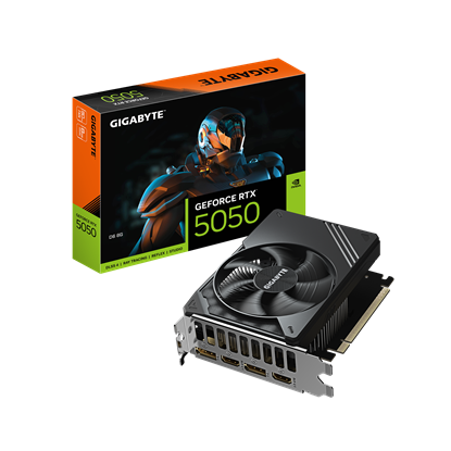 Attēls no Gigabyte GeForce RTX 5050 D6 8G | NVIDIA | 8 GB | GeForce RTX 5050 | GDDR6 | HDMI ports quantity 2 | PCI-E 5.0