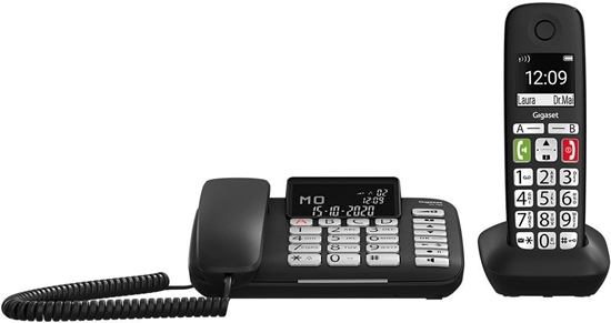 Изображение Gigaset DL780 Plus Telefon analogowy/DECT Nazwa i identyfikacja dzwonicego Czarny