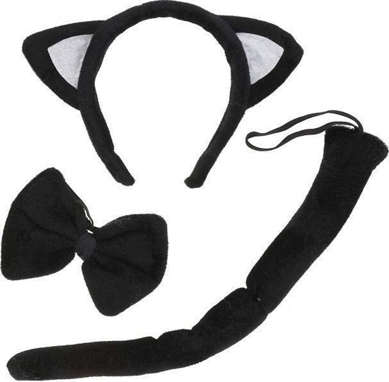 Picture of GoDan Zestaw kotek z uszami czarny 4212 God - 5905548926018