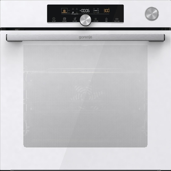 Изображение Gorenje Oven | BPSA6747A08WG | 77 L | Electric | AquaClean | Mechanical control | Steam function | Height 59.5 cm | Width 59.5 cm | White