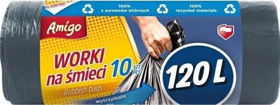 Picture of Gosia Gosia Amigo Worki Na mieci 120l 10szt Czarne 7865...