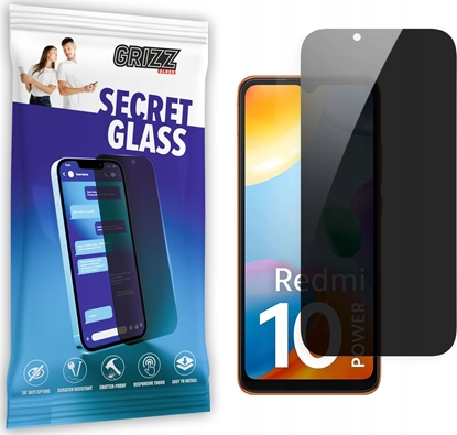 Attēls no GrizzGlass Szko prywatyzujce GrizzGlass SecretGlass Xiaomi Redmi 10 Power