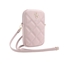 Изображение Guess - Guess PU Quilted 4G Metal Logo Wallet Phone Bag Zipper Pink