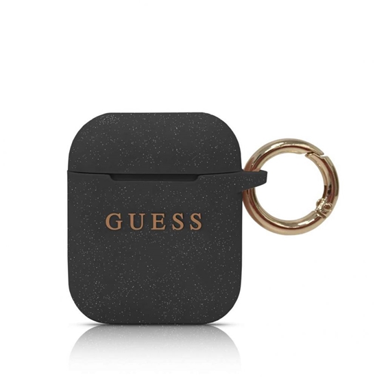 Picture of Guess - Silicone Case for AirPods 1/2 Black