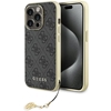 Изображение Guess Guess GUHCP15LGF4GGR iPhone 15 Pro 6.1" gray/gray hardcase 4G Charms Collection
