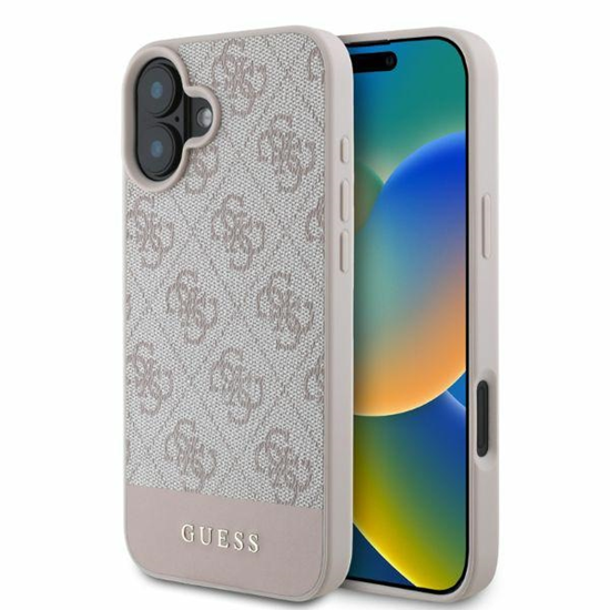 Picture of Guess GUHCP16SG4GLPI Back Case for Apple iPhone 16