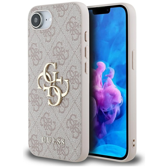Picture of Guess PU 4G Metal Logo Case for Apple iPhone 16e