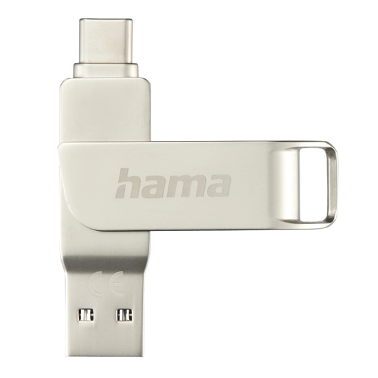 Picture of Hama 00182492 C-Rotate Pro 256GB USB 3.0 silver