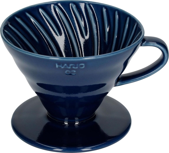 Picture of Hario Drippery ceramiczny HARIO V60-02 Indygo (500 ml; kolor indygo)