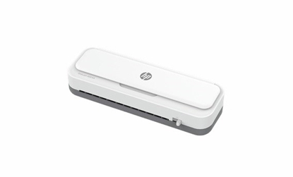 Picture of HP ONELAM 400 A3 laminator, Hot/Cold, integrated trimmer, corner rounder, speed 40 cm/min + 15 pouches: 3xA4, 4xA5, 4xA6, 4xB-CARD, white