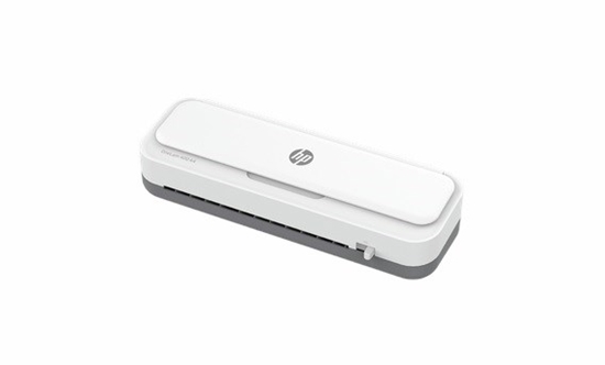 Picture of HP ONELAM 400 A3 laminator, Hot/Cold, integrated trimmer, corner rounder, speed 40 cm/min + 15 pouches: 3xA4, 4xA5, 4xA6, 4xB-CARD, white