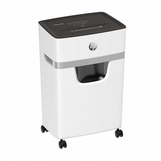 Изображение HP ONESHRED 10MC shredder, micro cut, P-5, 10 card, 20l, light grey