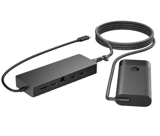 Изображение HP Universal USB-C Hub Docking Station USB-C / HDMI / DisplayPort / 2 x USB / RJ-45 / PD 65W