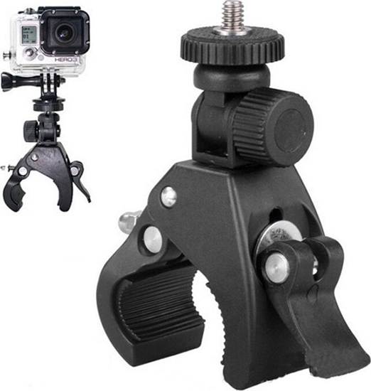 Изображение Hurtel Uchwyt na kierownic rur do kamery GoPro obracany o 360 stopni HURTEL