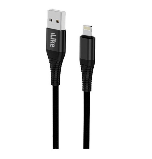 Picture of iLike - iLike Charging Cable for lightning devices CCI01 Black