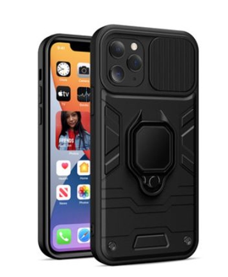 Picture of iLike Apple IPHONE 14 PRO MAX RING LENS CASE Black