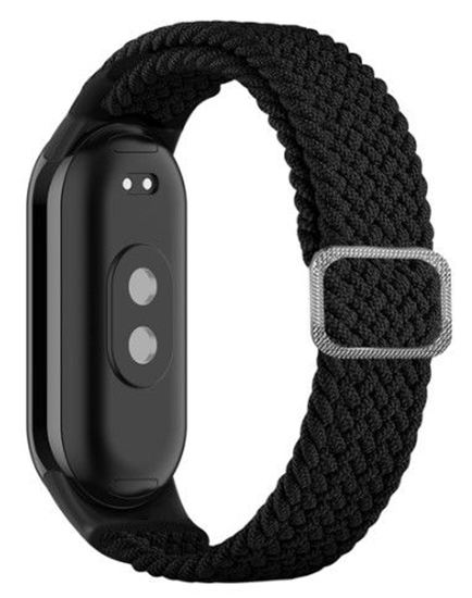 Изображение iLike Mi Band 8 wristband bracelet Braided fabric strap Black