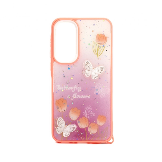 Picture of iLike Samsung Galaxy A55 EPOXY CARTOON COVER Light Pink
