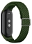 Attēls no iLike Universal Mi Band 8 wristband bracelet Braided fabric strap Green