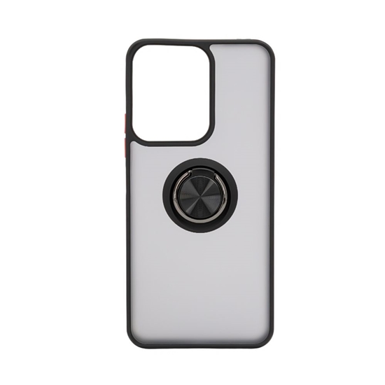 Picture of iLike Xiaomi Redmi 13C 5G Hybrid Case With Ring Black