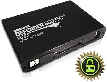 Изображение iStorage Kanguru DEFENDER SSD350 2 TB Micro-USB B 3.2 Gen 1 (3.1 Gen 1) Czarny