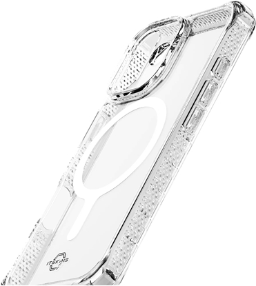 Attēls no ITSKINS HYBRID MAGSAFE CLEAR cover til iPhone 17®. Gennemsigtig