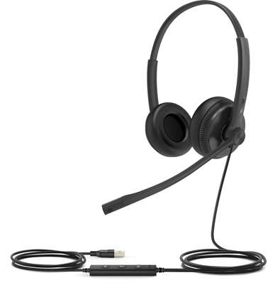 Attēls no Yealink UH34 Dual UC Zestaw suchawkowy Przewodowa Opaska na gow Biuro/centrum telefoniczne USB Typu-A Czarny