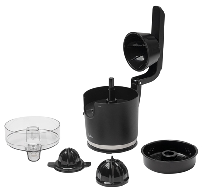 Attēls no JATA ARM JUICER ANTI-DRIP SYSTEM NON-SLIP BASE CORD STORAGE 120W BLACK JEEX1712