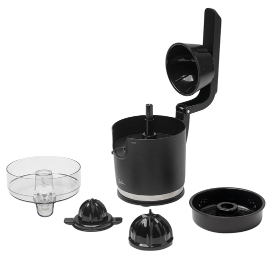 Изображение JATA ARM JUICER ANTI-DRIP SYSTEM NON-SLIP BASE CORD STORAGE 120W BLACK JEEX1712