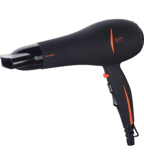 Picture of JATA HAIR DRYER TOURMALINE TECNOLOGY RUBBERIZED FEEL 2000W BLACK SC56B