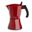 Attēls no JATA ITALIAN COFFEE MAKER INDUCTION READY ALUMINIUM BODY 6CUPS RED HCAF2006