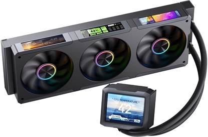 Attēls no Jonsbo TF3-360SCB AiO Wasserkühlung, ARGB - 360mm, schwarz