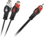 Attēls no Kabel 1RCA wtyk-2RCA gniazdo 1.8m ezka