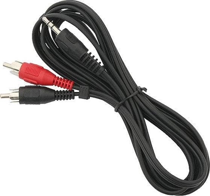 Picture of Kabel Blow Jack 3.5mm - RCA (Cinch) x2 1.5m czarny (02642)