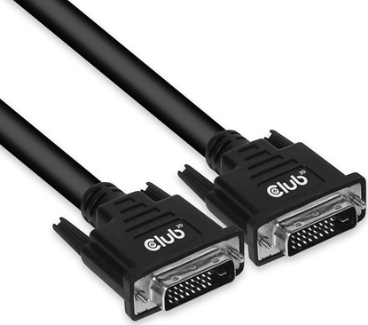 Attēls no Kabel Club 3D DVI-D - DVI-D 10m czarny (CAC-1220)