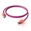 Picture of Kabel krosowy EasyLan S/FTP DualBoot LED Cat.6A, RJ45 / RJ45, LSOH, fioletowy, 1 m