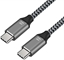 Attēls no Kabel USB Art USB-C - USB-C 2 m Szary (KABUSBC OEM-C1-2)