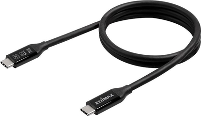Picture of Kabel USB EdiMax USB-C - USB-C 1 m Czarny (UC4-010TB V2)